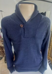 blusa de tricô inverno gola alta de lã
